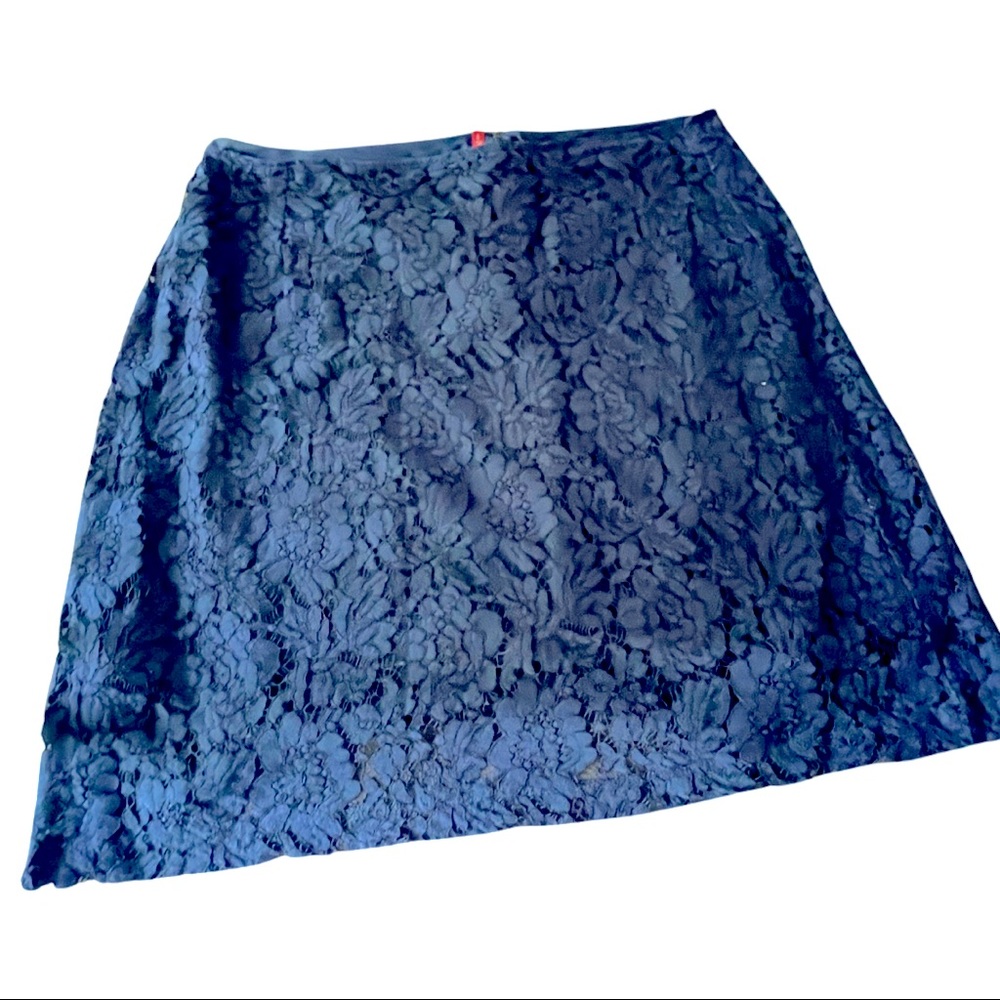 She+Sky navy blue lace skirt size 3x